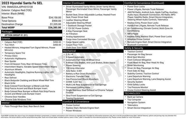 2023 Hyundai Santa Fe SEL
