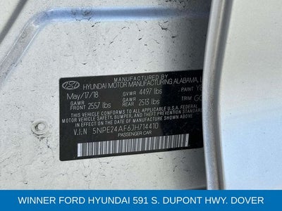 2018 Hyundai Sonata SE