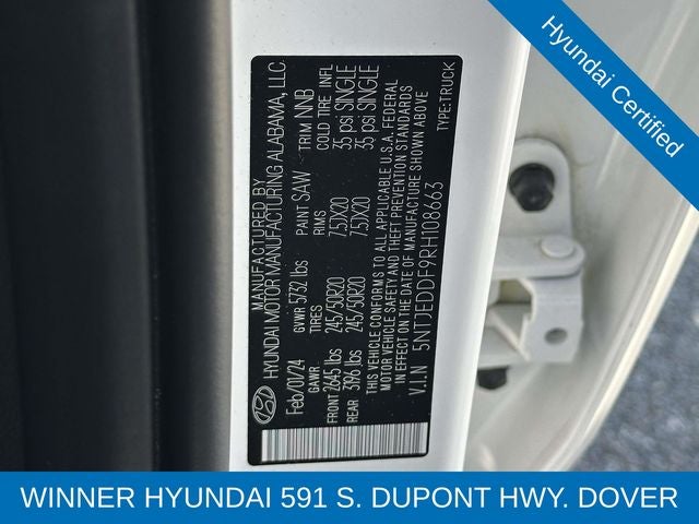 2024 Hyundai Santa Cruz Limited