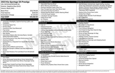 2023 Kia Sportage SX-Prestige