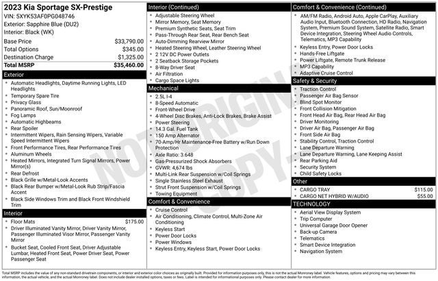 2023 Kia Sportage SX-Prestige