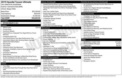 2019 Hyundai Tucson Ultimate