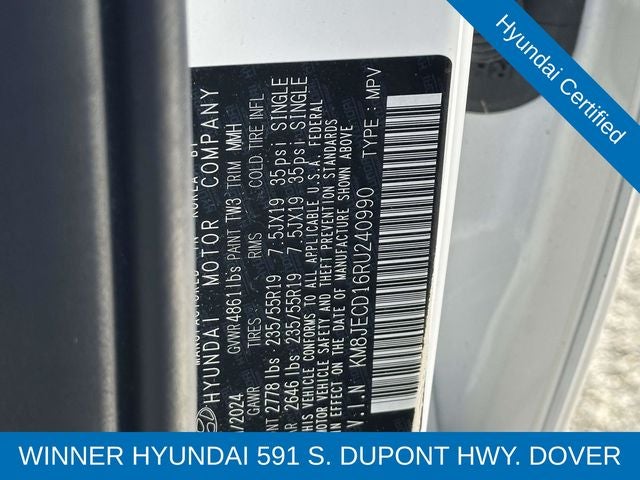 2024 Hyundai Tucson Hybrid Limited
