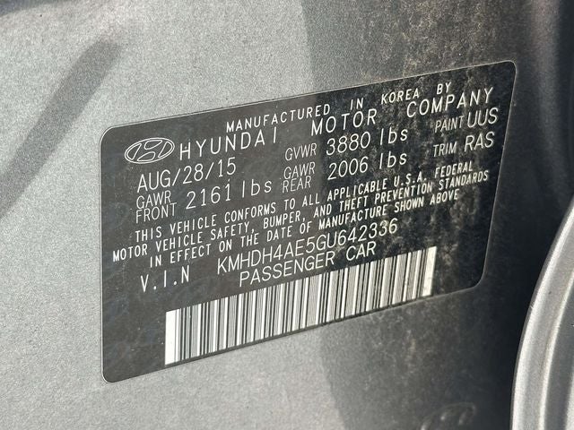 2016 Hyundai Elantra SE