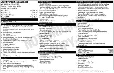 2023 Hyundai Sonata Limited