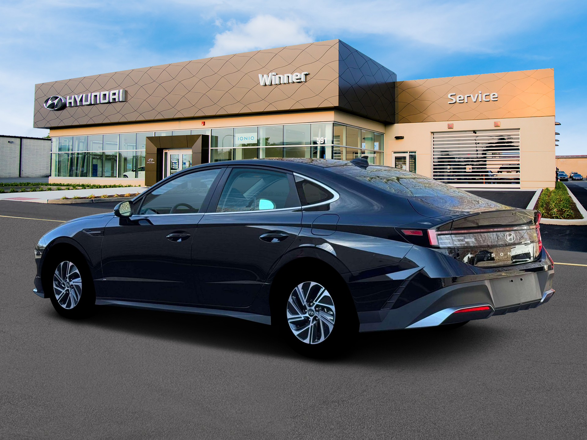 2026 Hyundai Sonata Hybrid Blue
