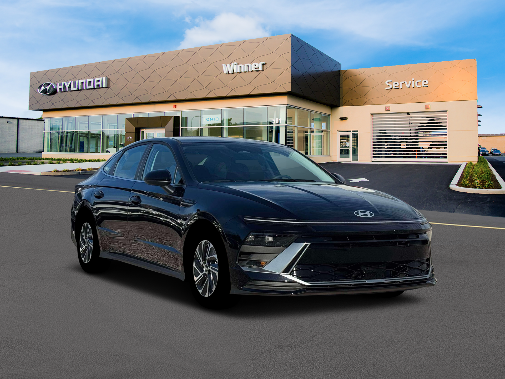 2026 Hyundai Sonata Hybrid Blue