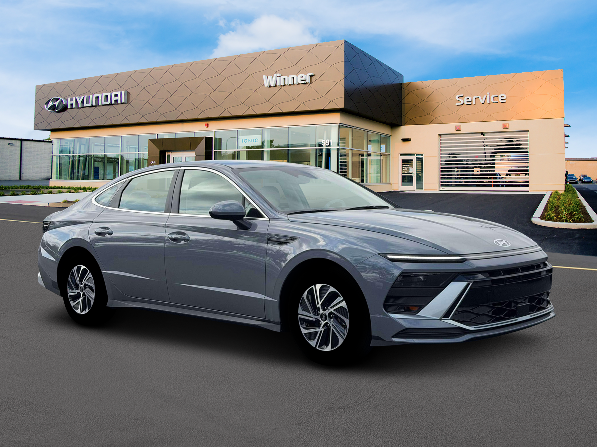 2026 Hyundai Sonata Hybrid Blue