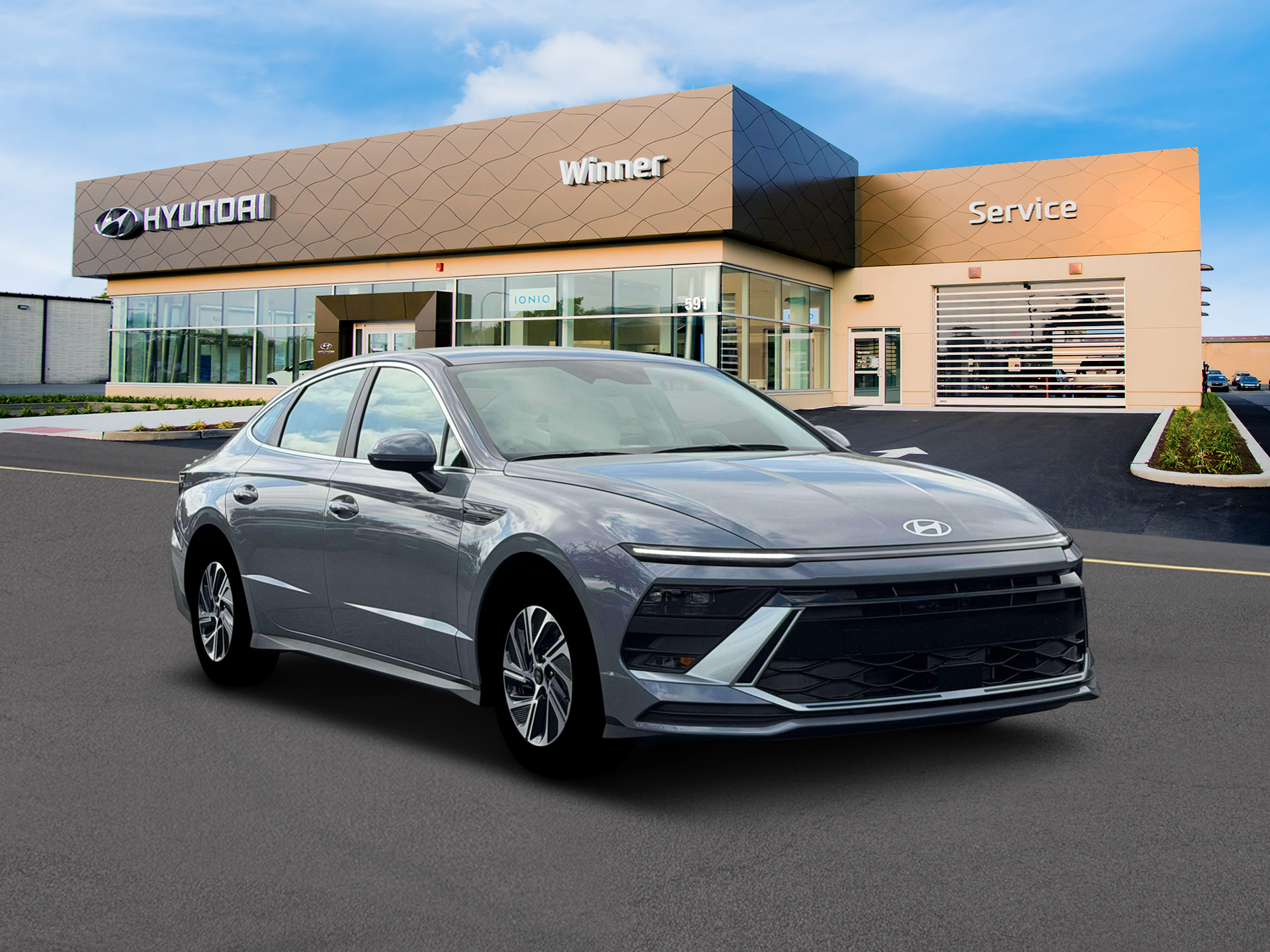 2026 Hyundai Sonata Hybrid Blue