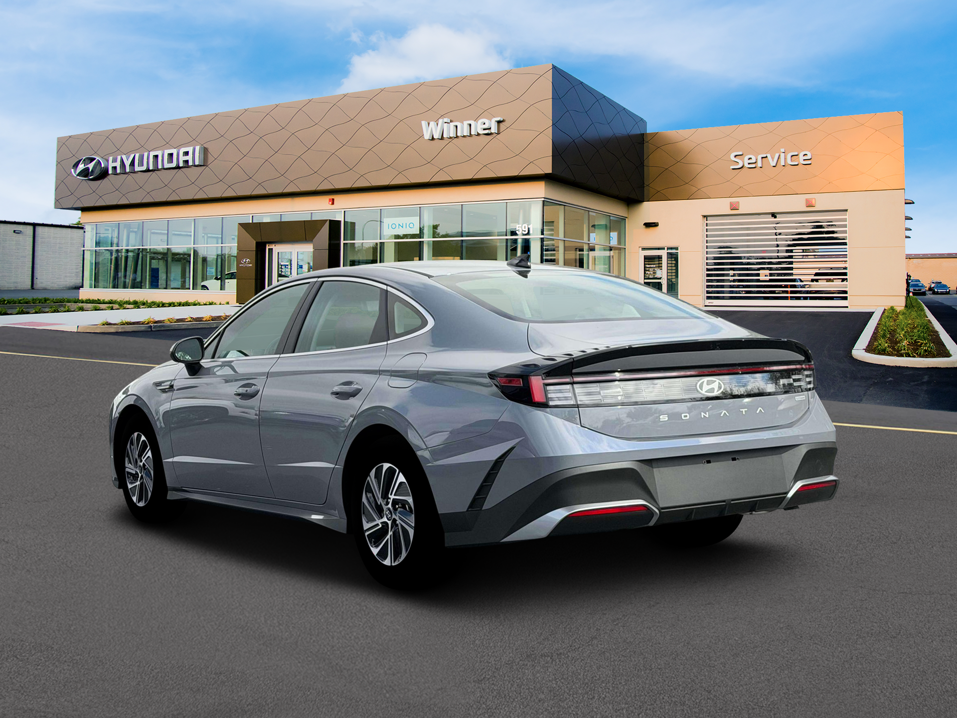 2026 Hyundai Sonata Hybrid Blue
