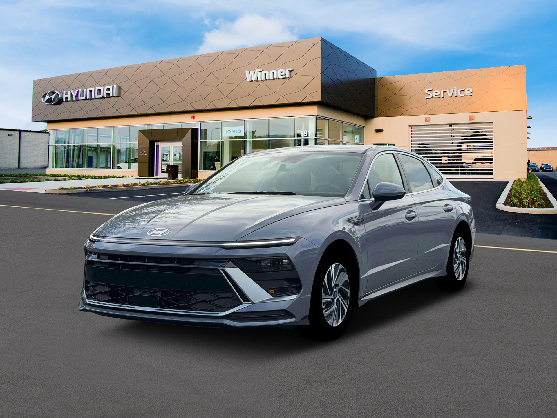 2026 Hyundai Sonata Hybrid Blue