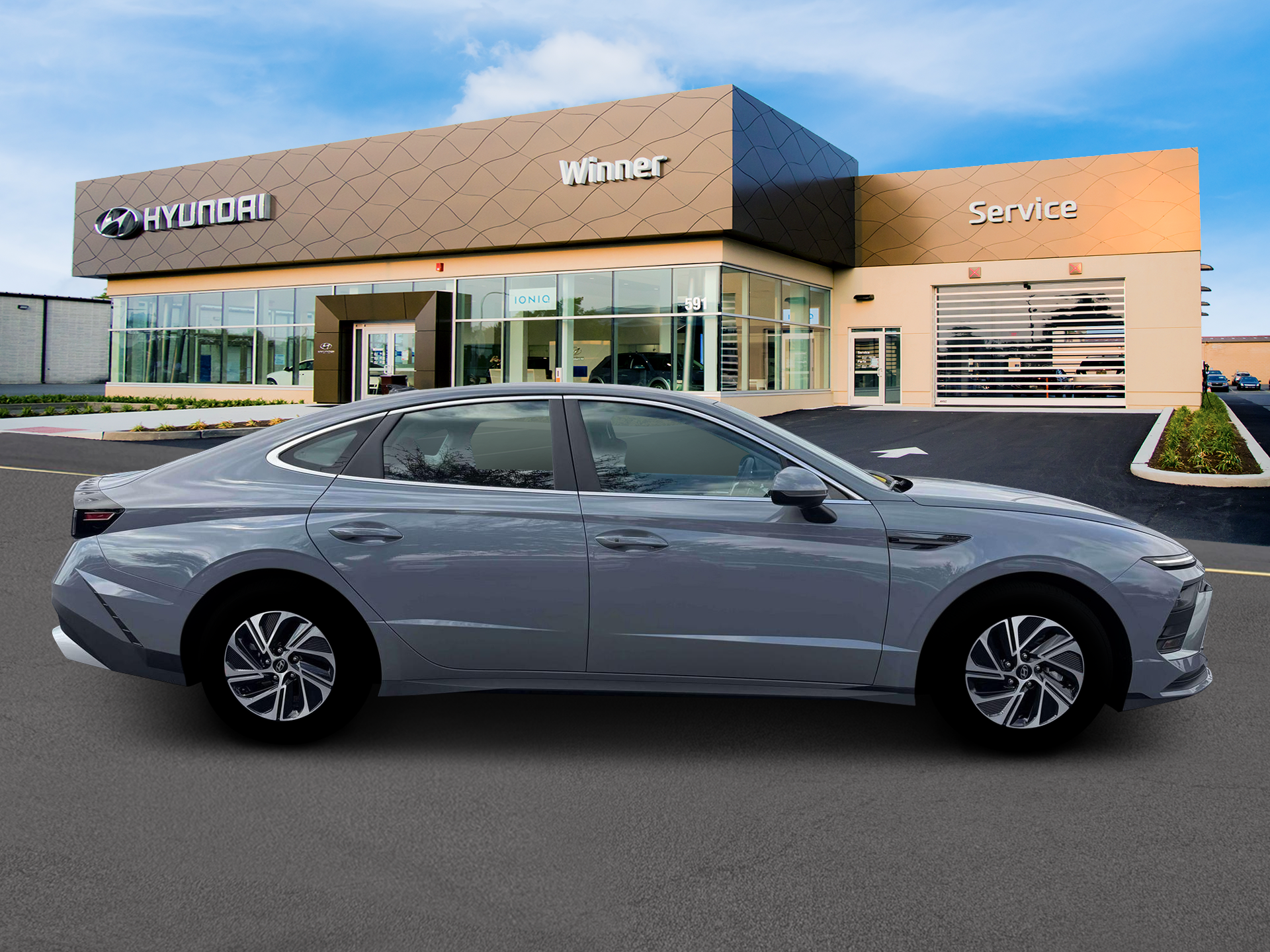 2026 Hyundai Sonata Hybrid Blue