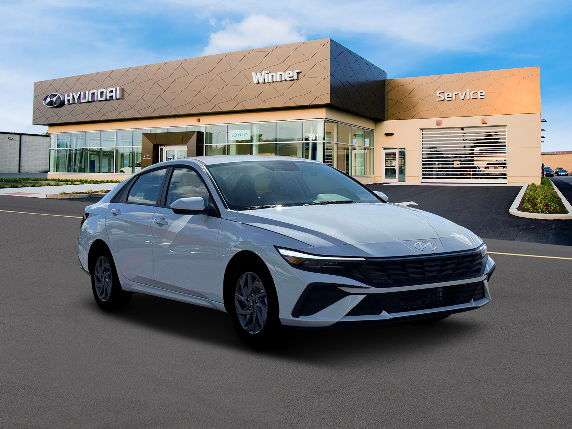 2026 Hyundai Elantra Hybrid Blue