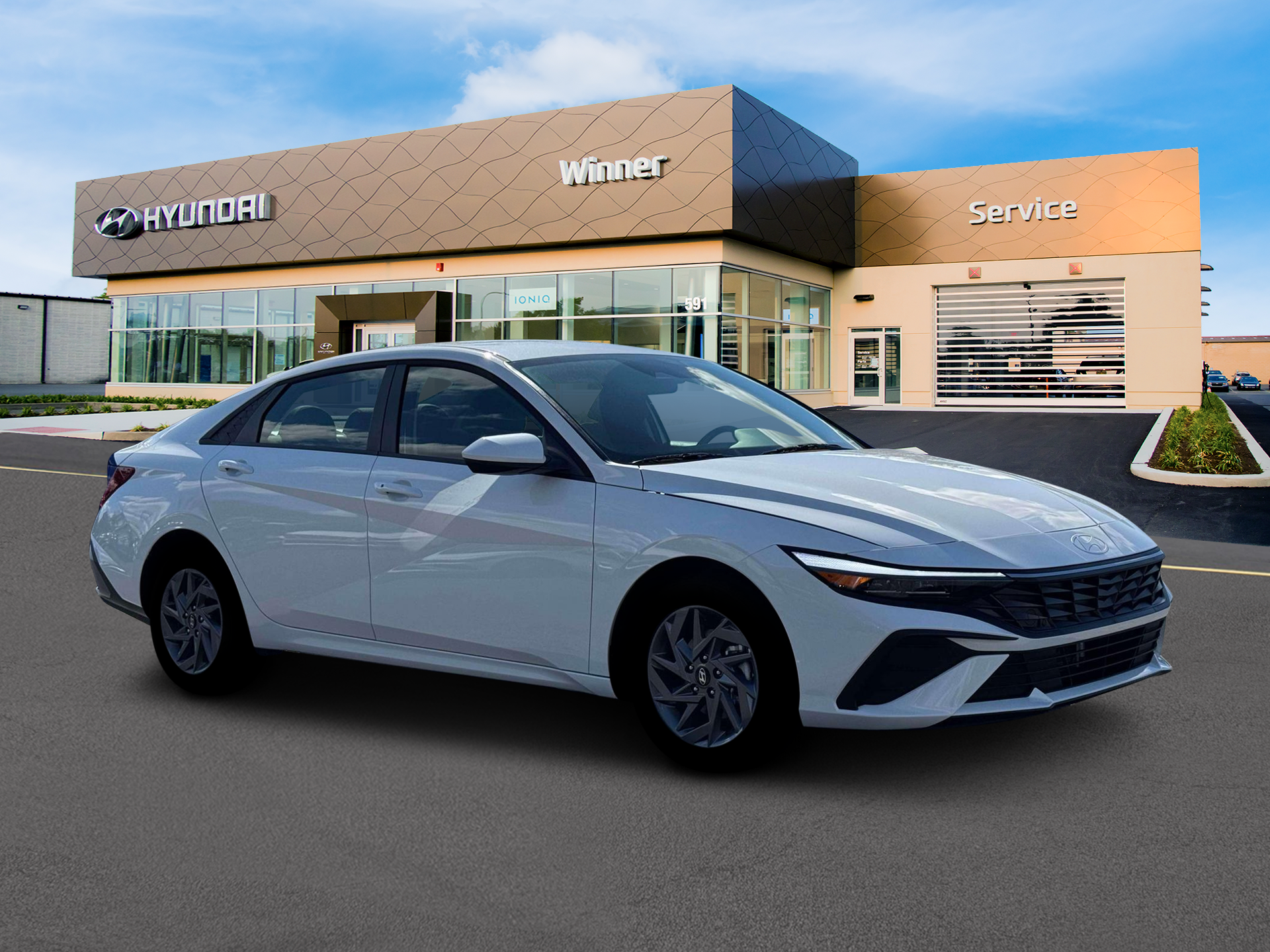 2026 Hyundai Elantra Hybrid Blue