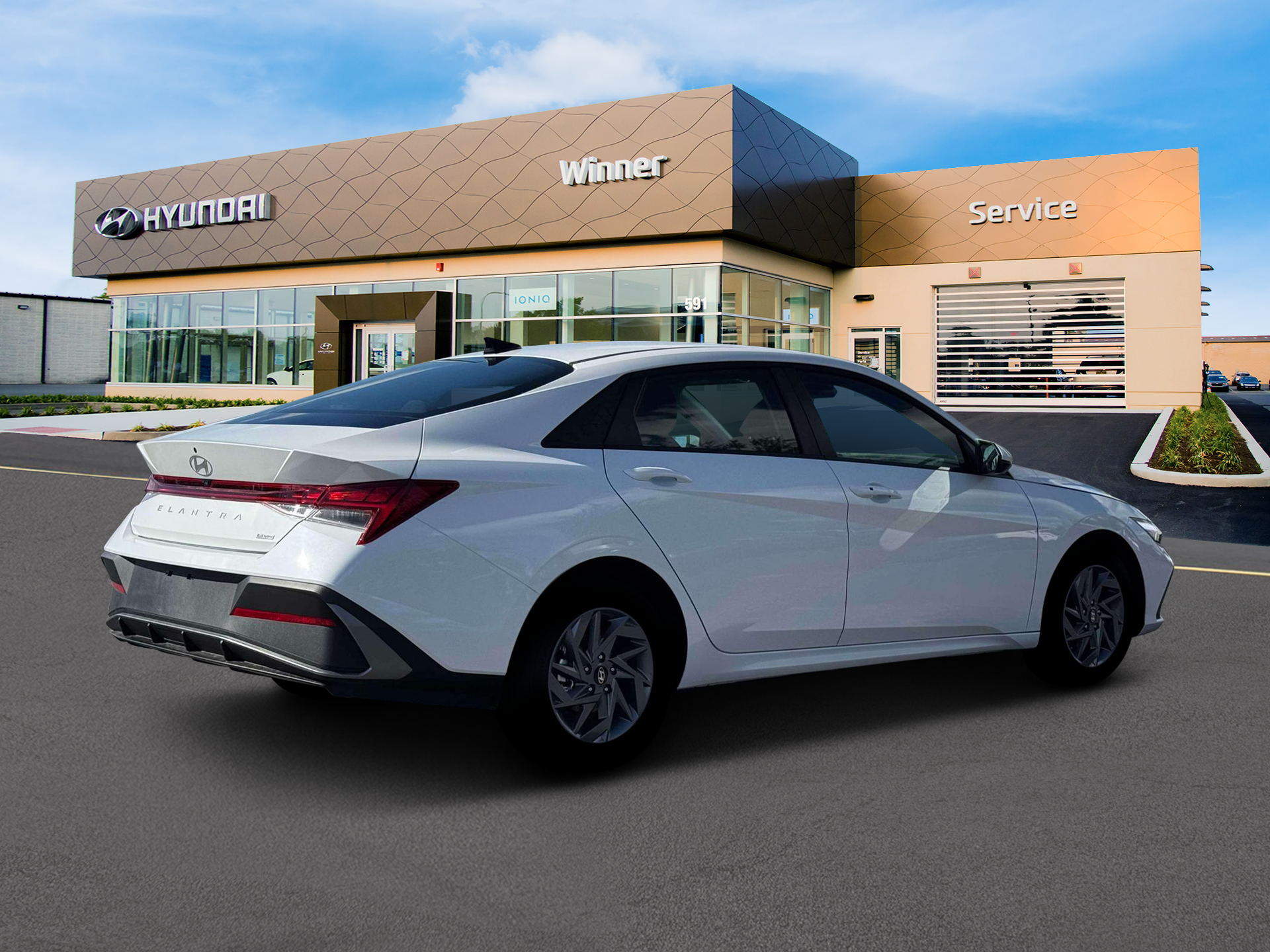 2026 Hyundai Elantra Hybrid Blue