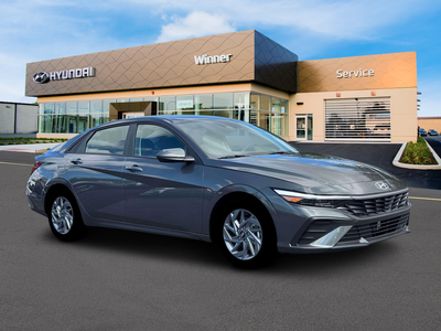 2026 Hyundai Elantra Hybrid Blue
