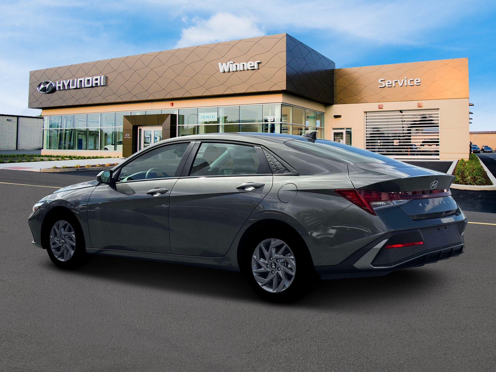 2026 Hyundai Elantra Hybrid Blue