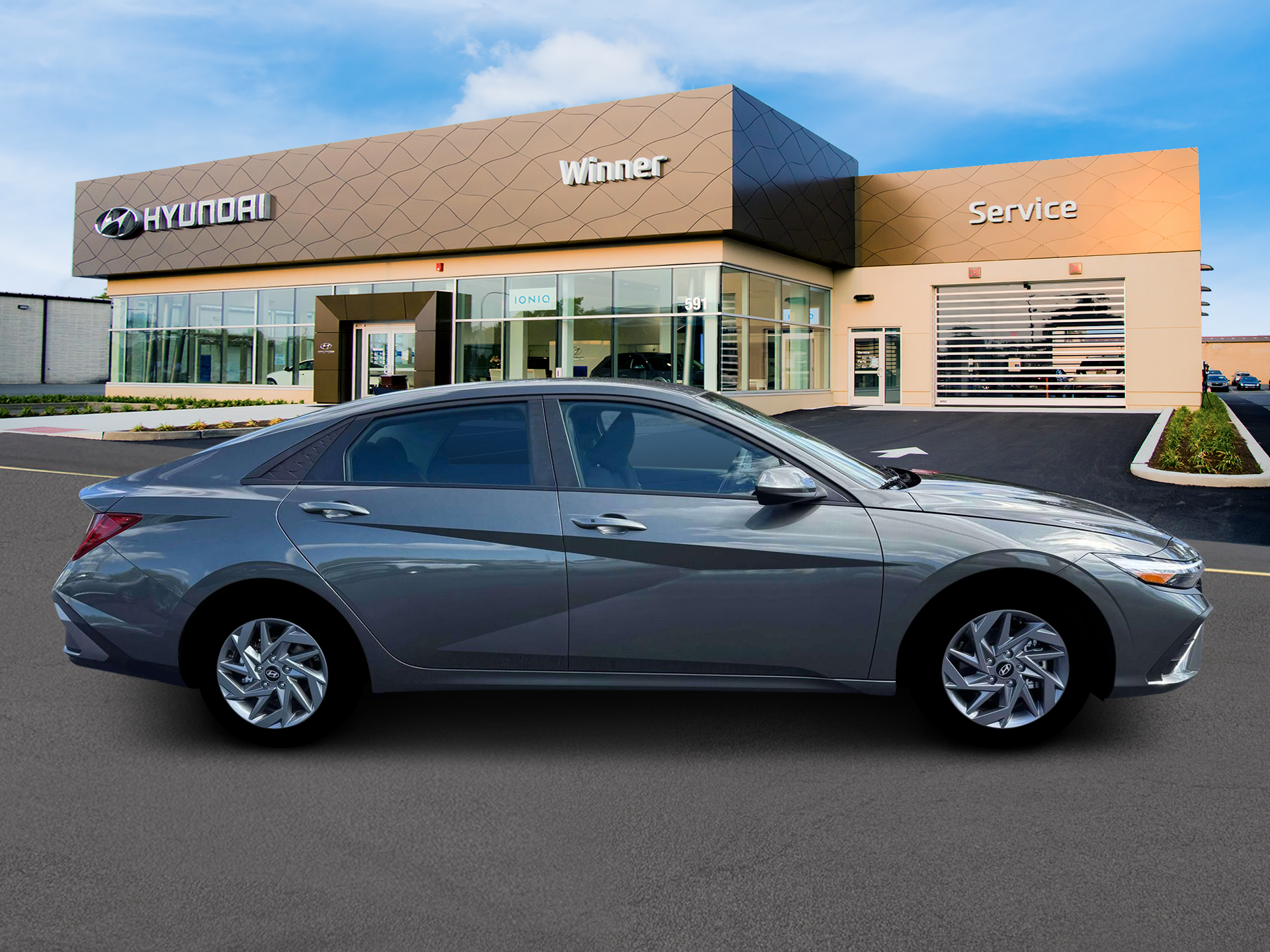 2026 Hyundai Elantra Hybrid Blue