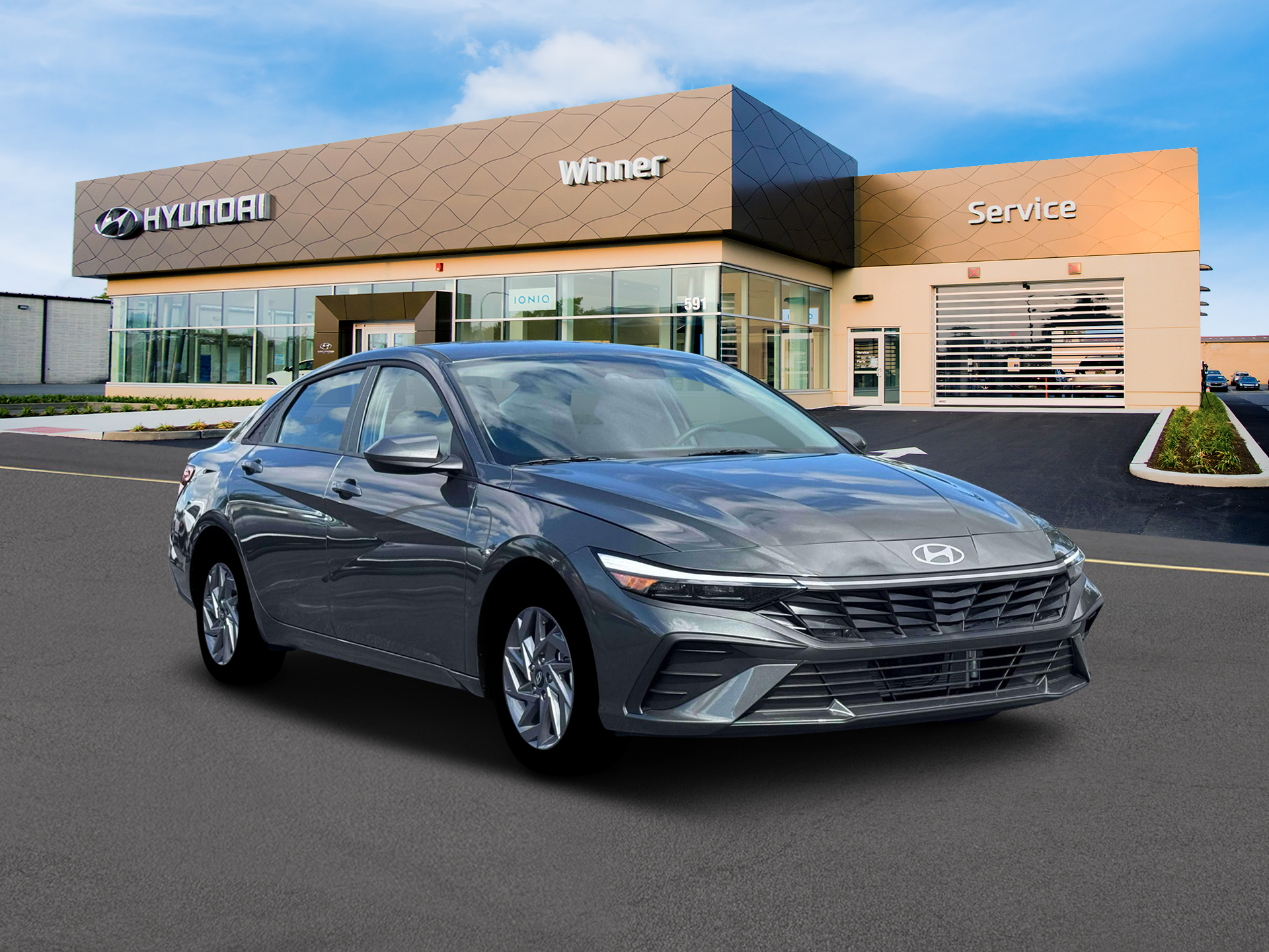2026 Hyundai Elantra Hybrid Blue