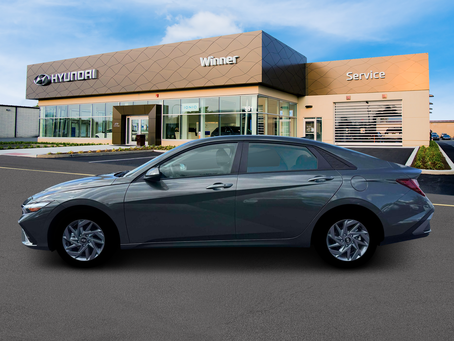 2026 Hyundai Elantra Hybrid Blue