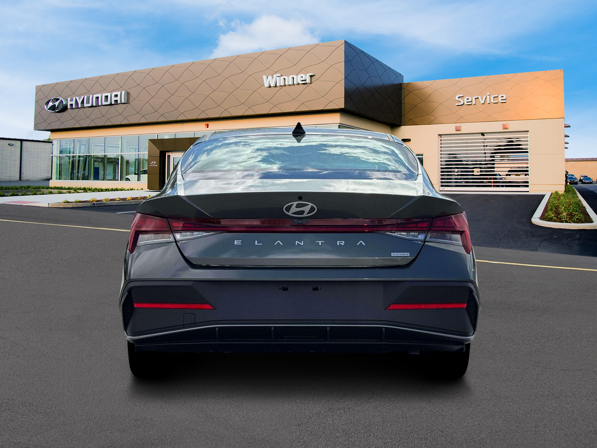 2026 Hyundai Elantra Hybrid Blue