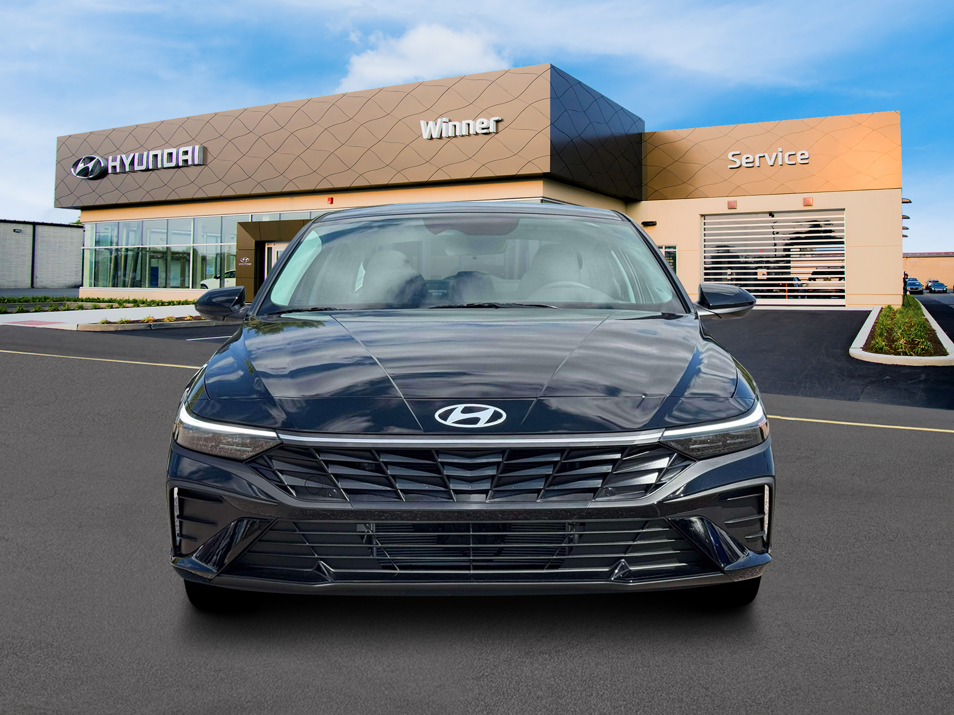 2026 Hyundai Elantra Hybrid Blue