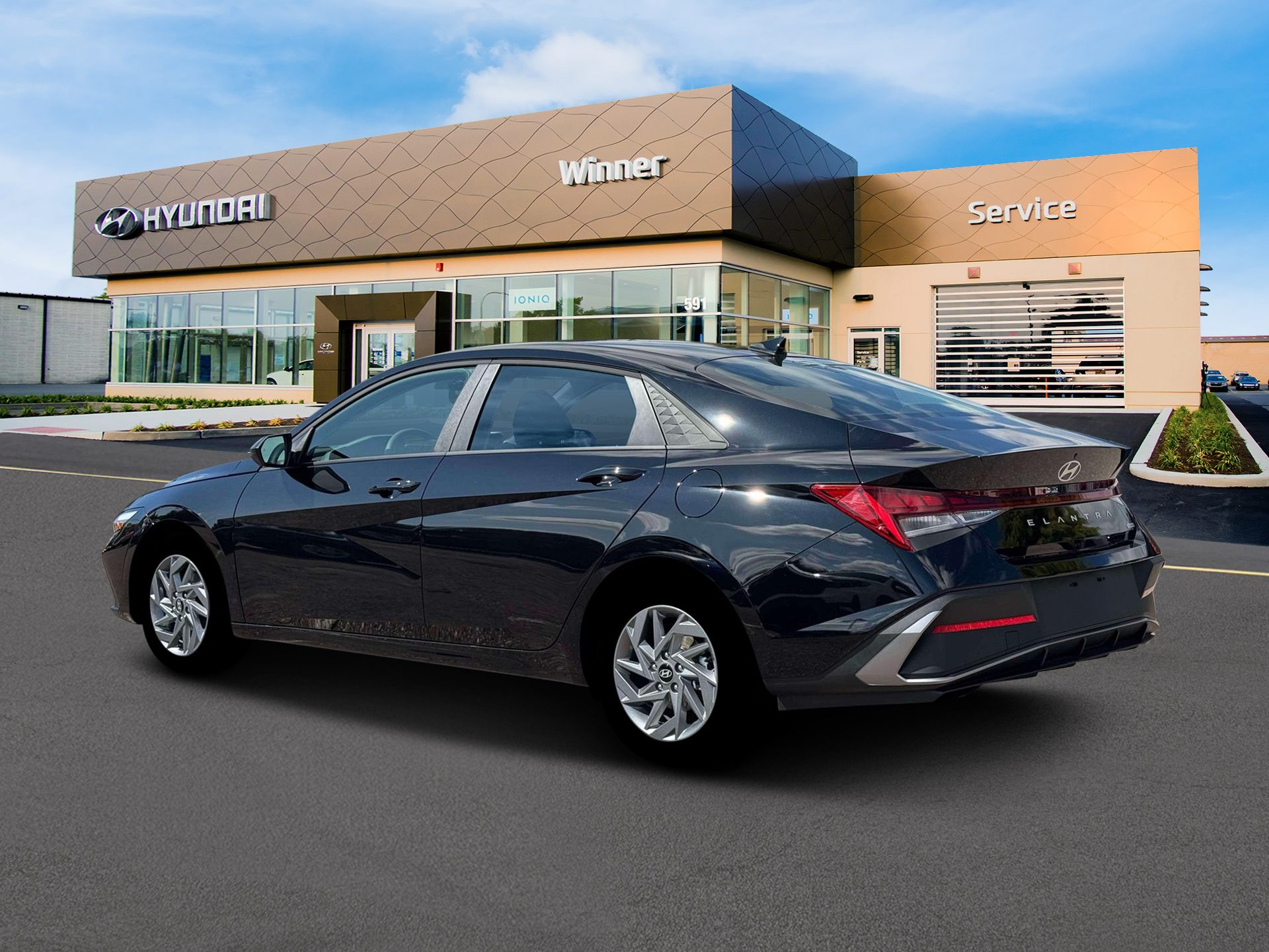 2026 Hyundai Elantra Hybrid Blue