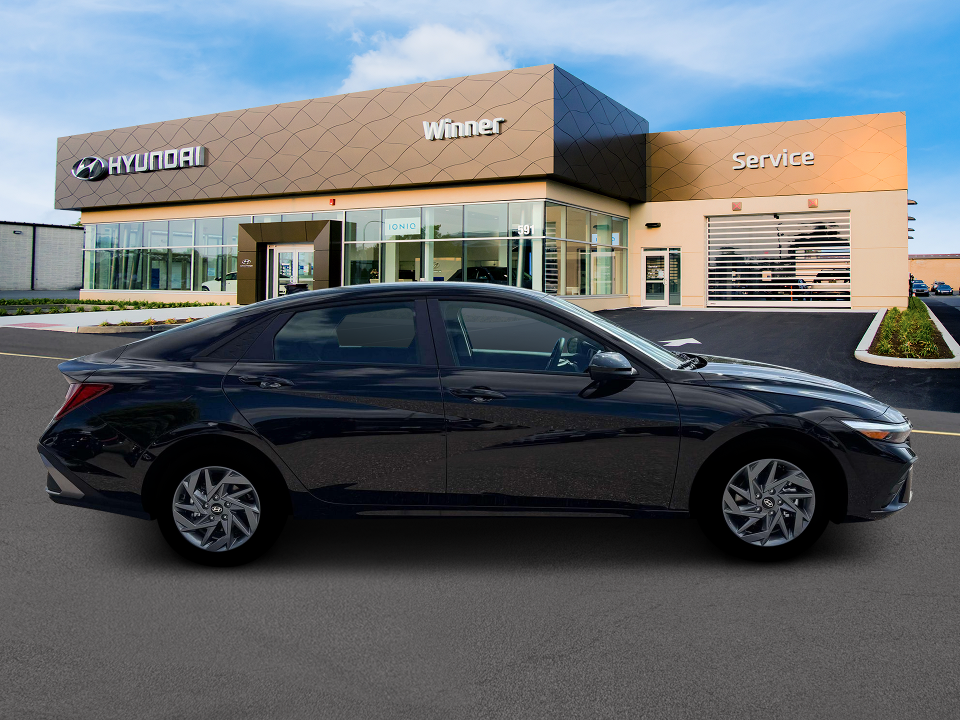 2026 Hyundai Elantra Hybrid Blue