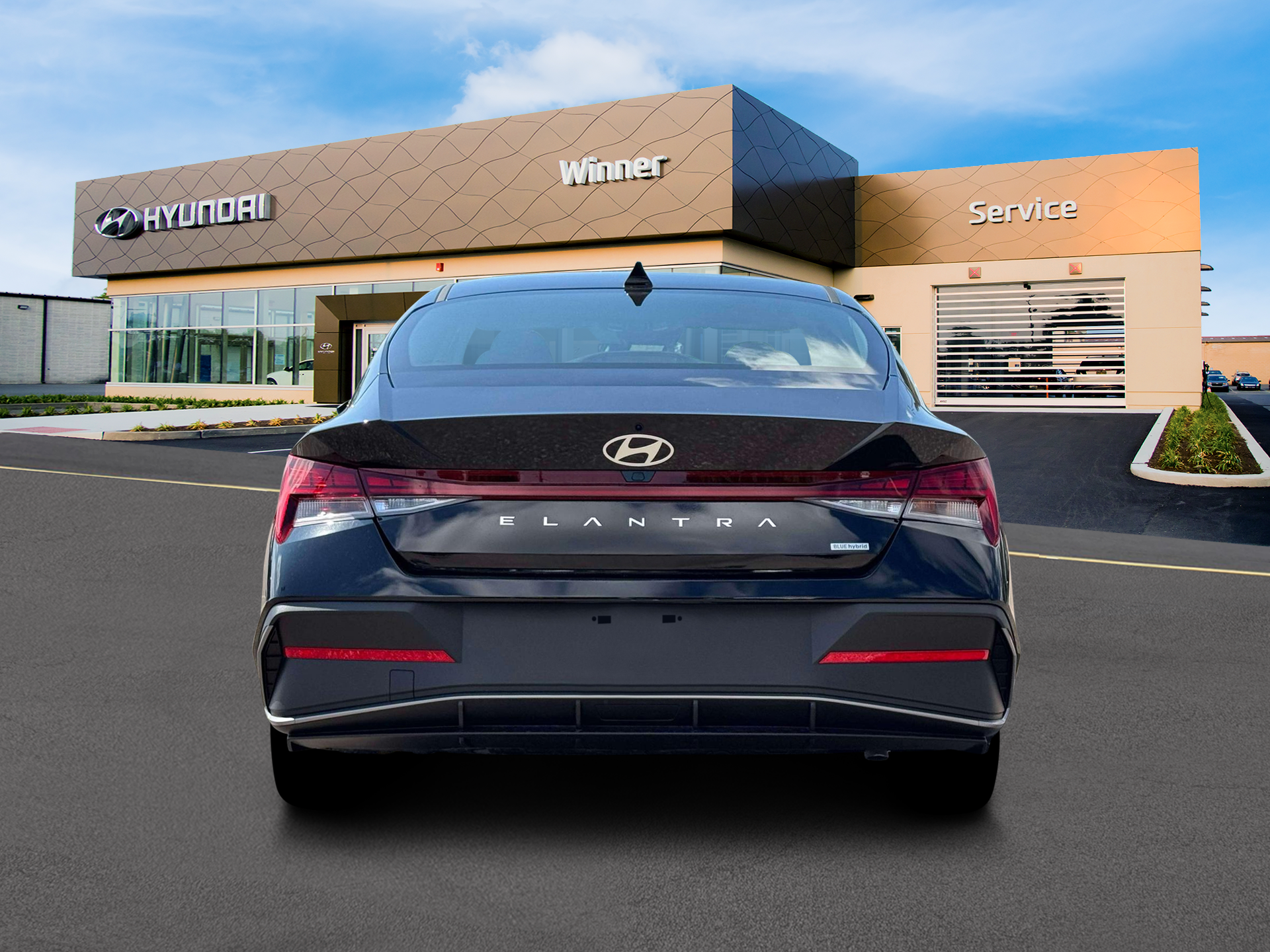 2026 Hyundai Elantra Hybrid Blue