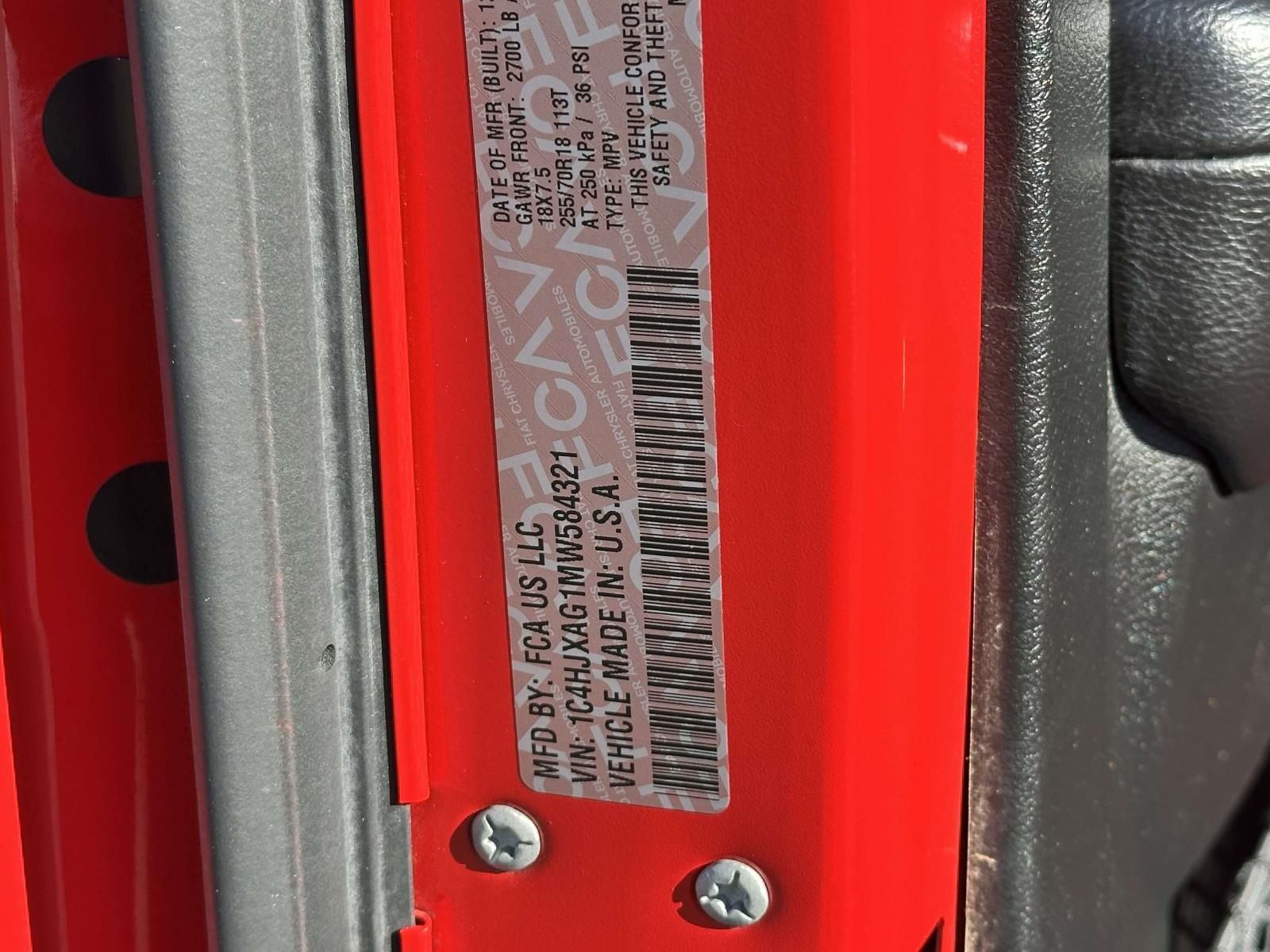 2021 Jeep Wrangler Sport S