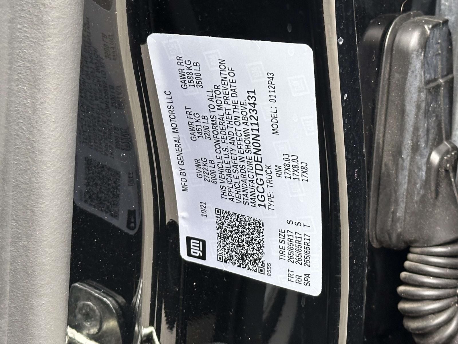 2022 Chevrolet Colorado Z71