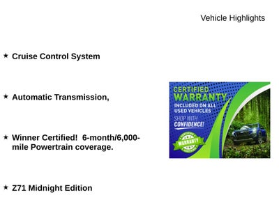 2022 Chevrolet Colorado Z71