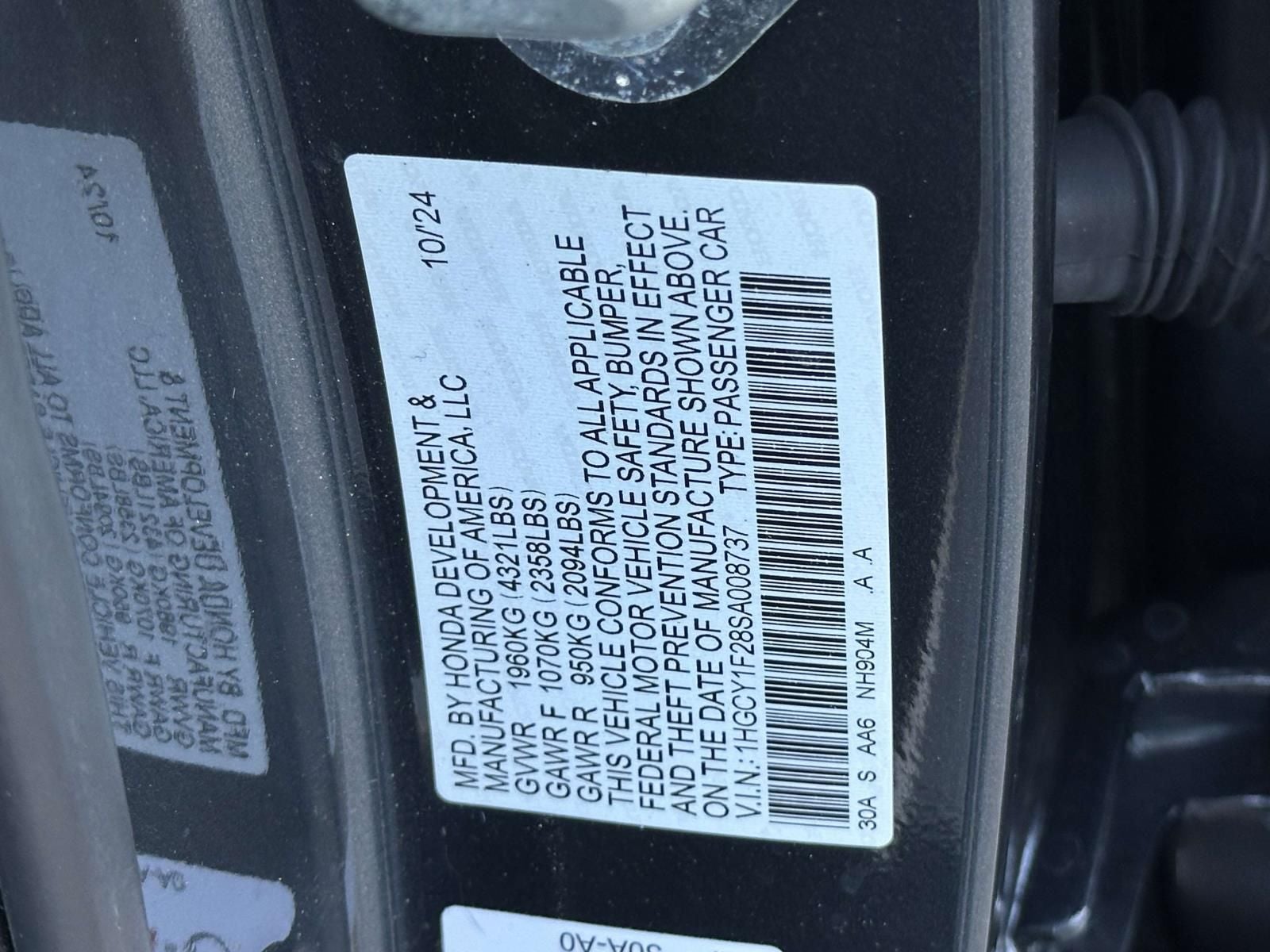 2025 Honda Accord LX