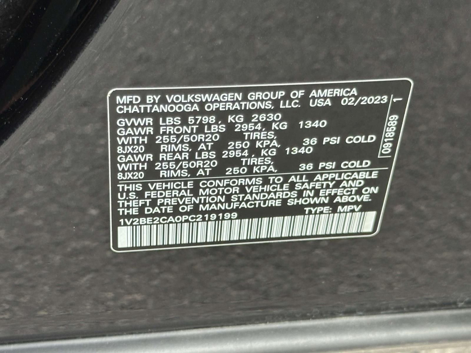 2023 Volkswagen Atlas Cross Sport 3.6L V6 SEL