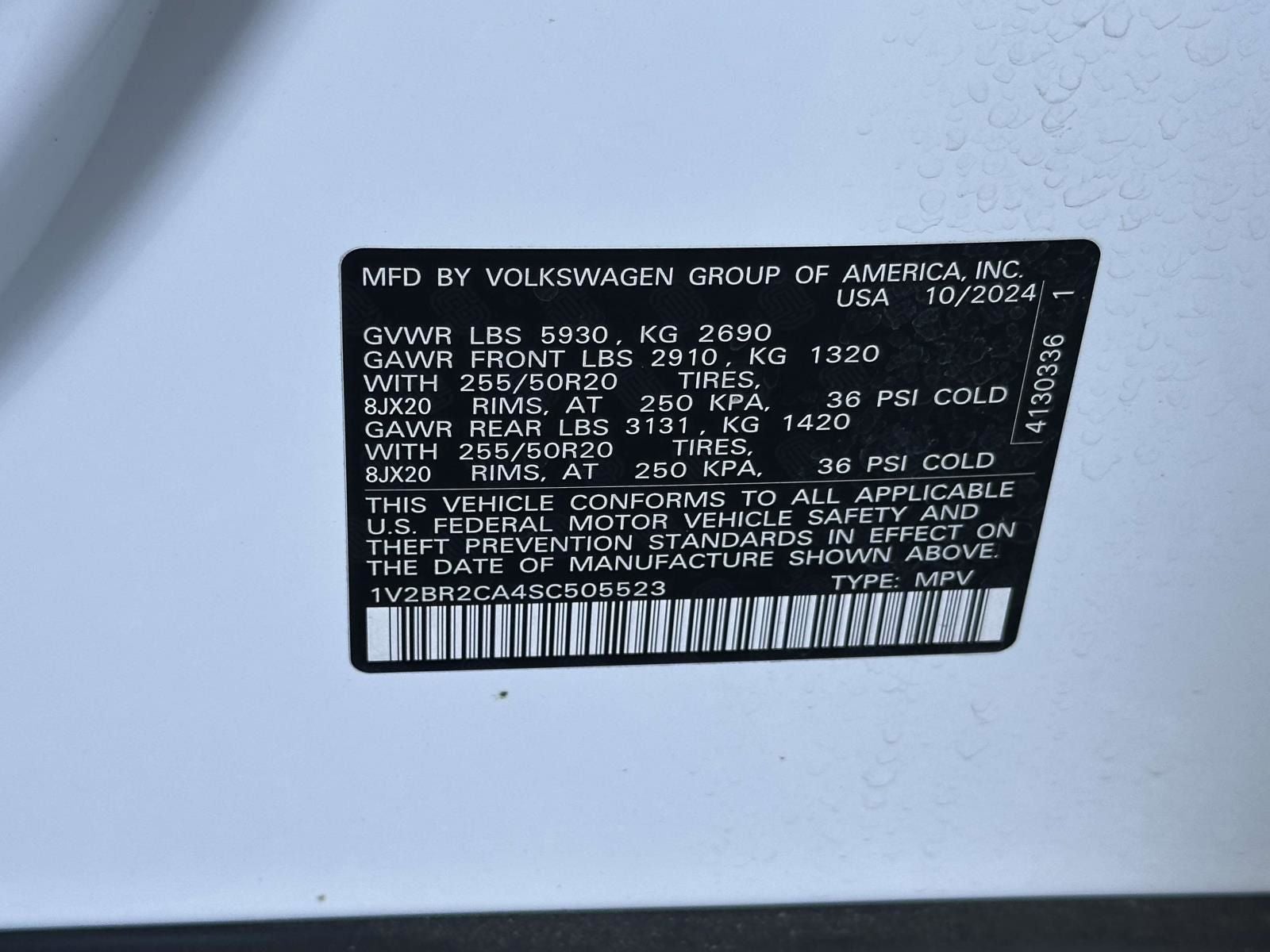 2025 Volkswagen Atlas 2.0T SEL