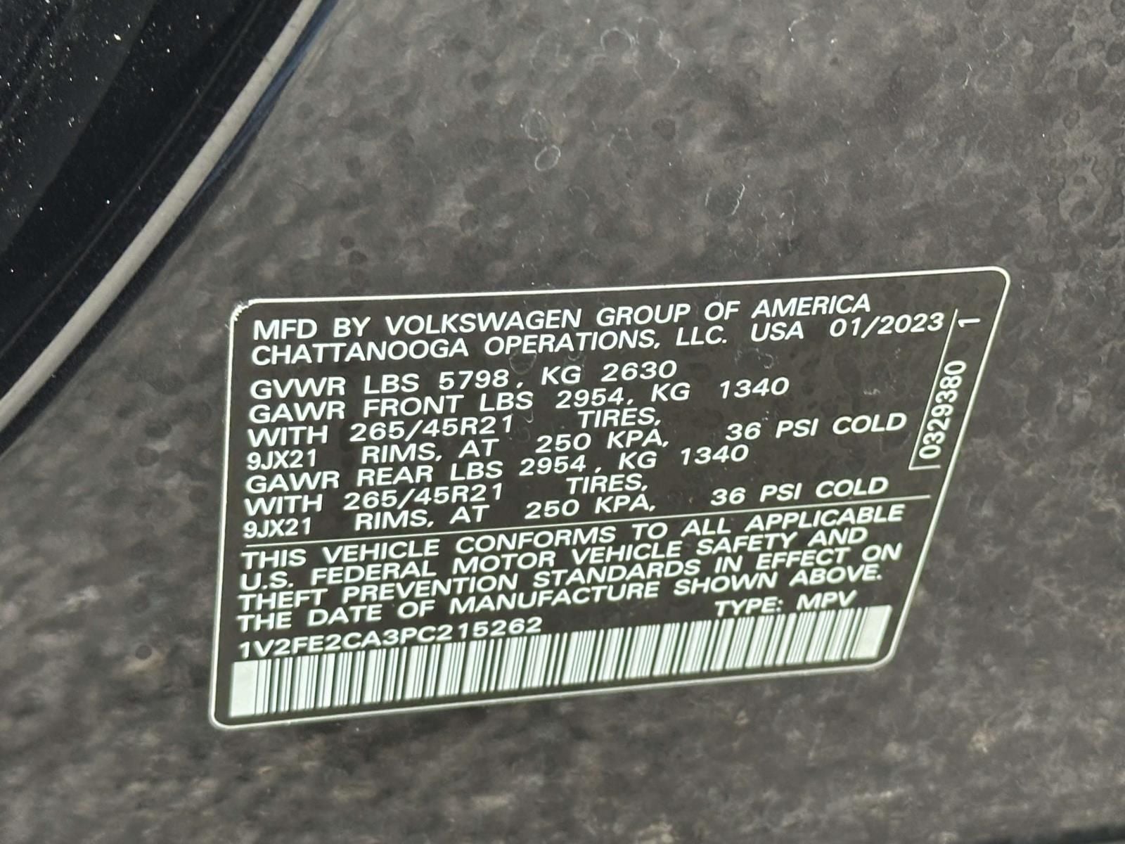 2023 Volkswagen Atlas Cross Sport 3.6L V6 SEL Premium R-Line