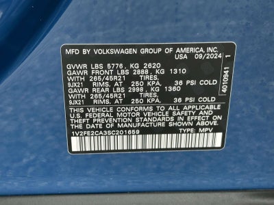 2025 Volkswagen Atlas Cross Sport 2.0T SEL Premium R-Line