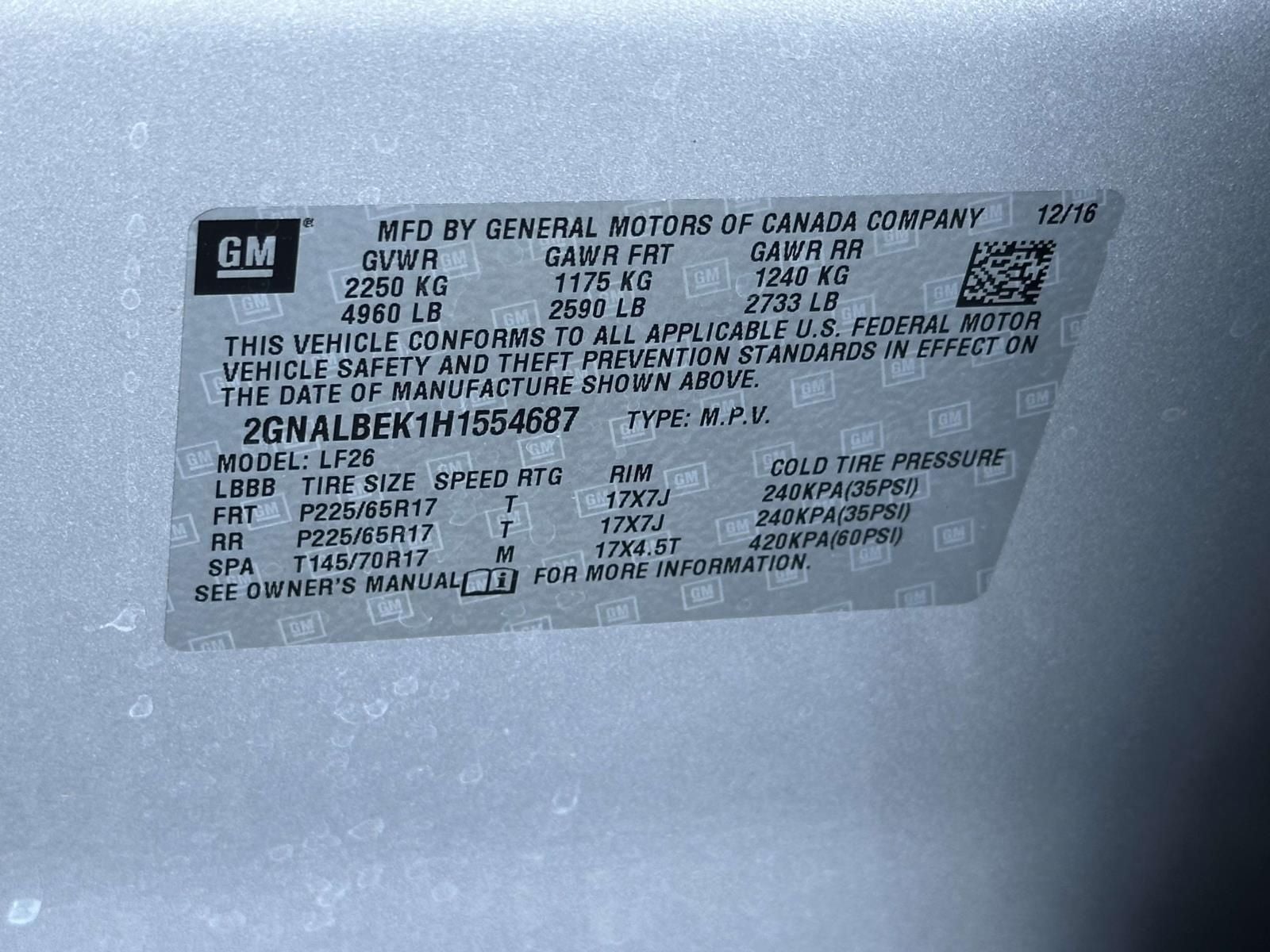 2017 Chevrolet Equinox LS