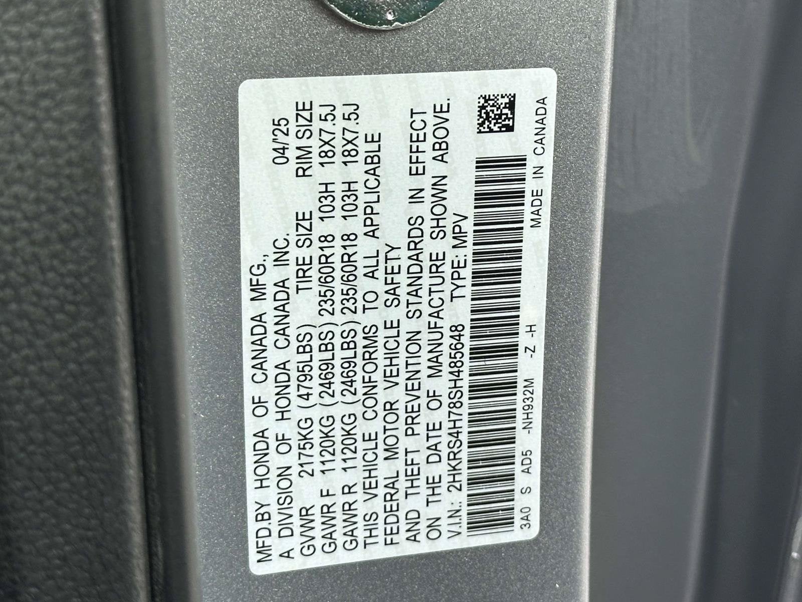 2025 Honda CR-V EX-L