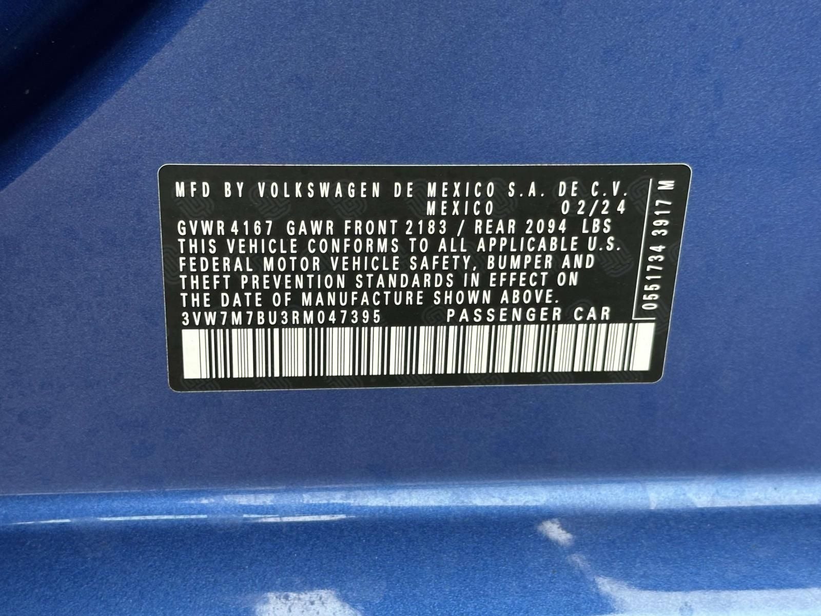 2024 Volkswagen Jetta 1.5T SE