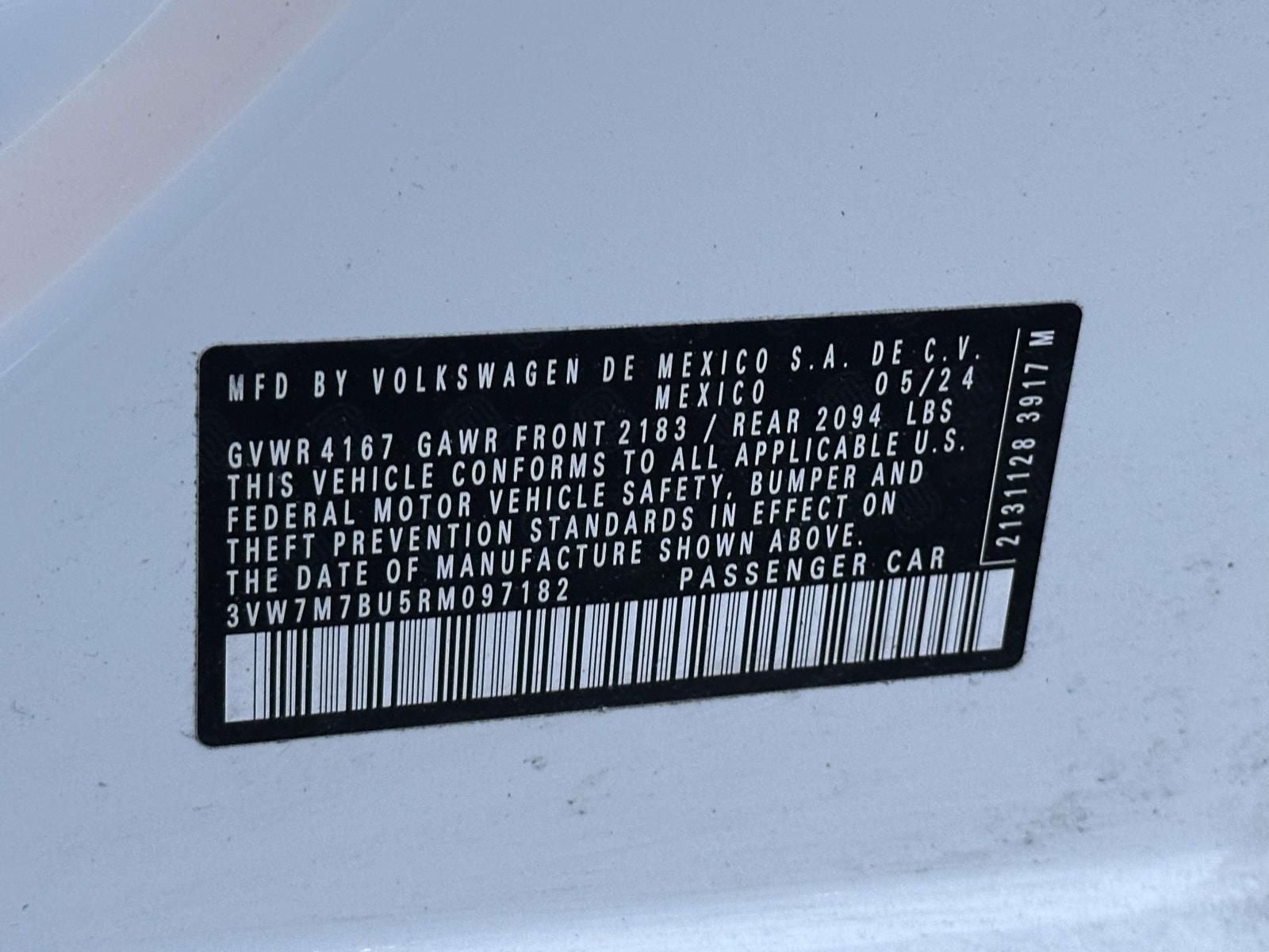 2024 Volkswagen Jetta 1.5T SE