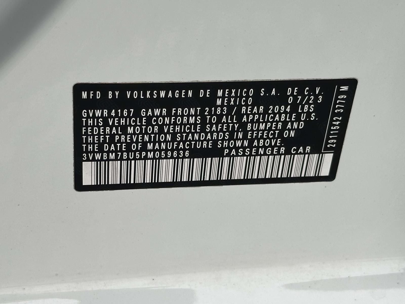 2023 Volkswagen Jetta 1.5T Sport