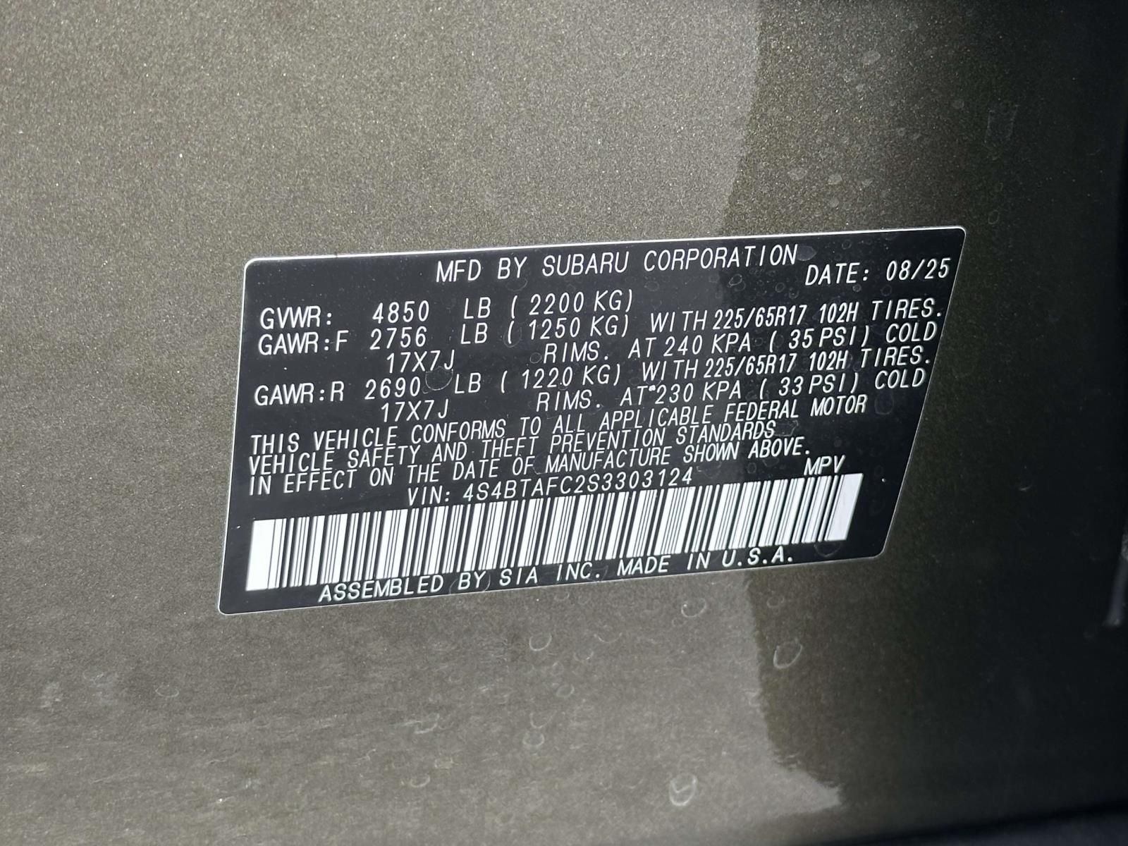 2025 Subaru Outback Premium