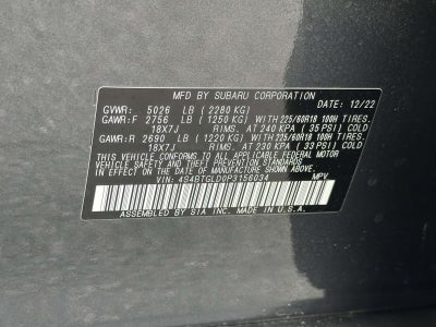 2023 Subaru Outback Onyx Edition XT