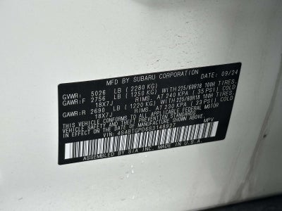 2025 Subaru Outback Touring XT