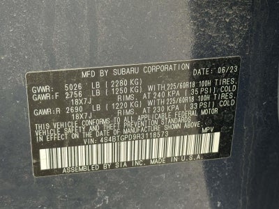 2024 Subaru Outback Touring XT