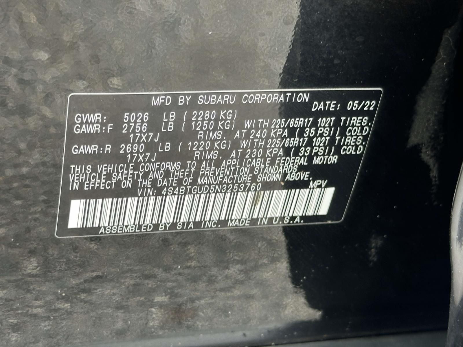 2022 Subaru Outback Wilderness