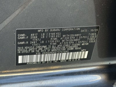 2026 Subaru Crosstrek Premium