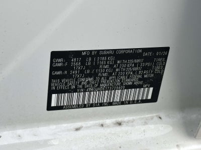 2026 Subaru Crosstrek Premium