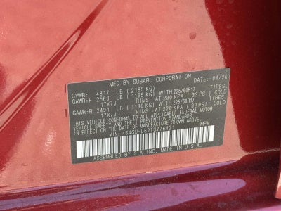 2026 Subaru Crosstrek Premium